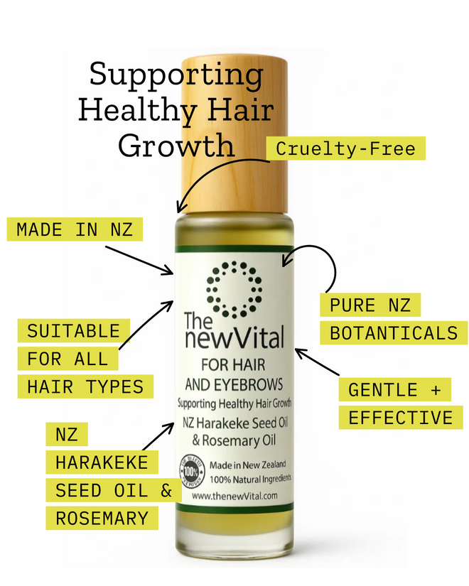 Hair & Eyebrow Growth Oil with Rosemary & NZ Harakeke | Monthly Subscription